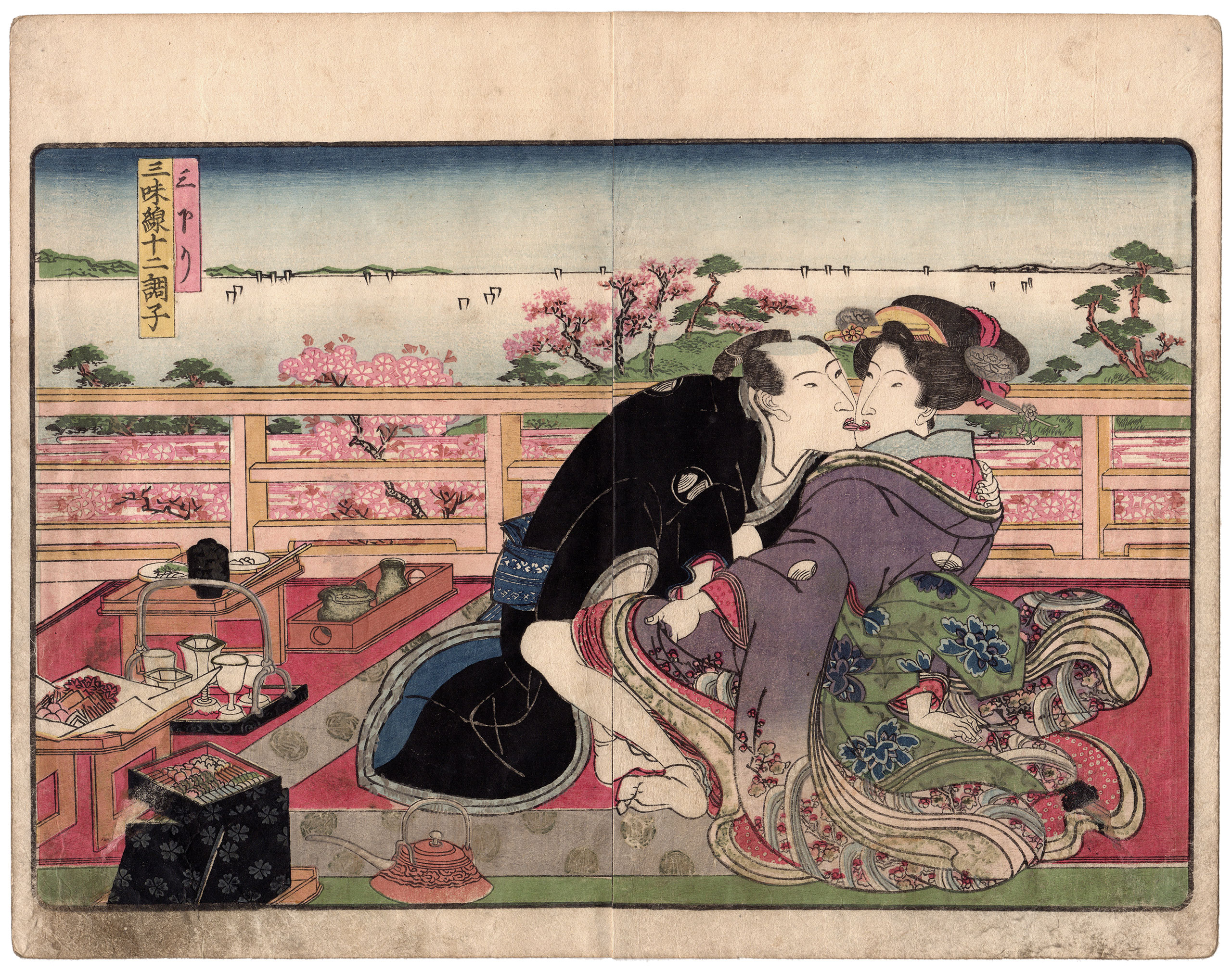 DODICI TONI DELLO SHAMISEN: TERZA ABBASSATA (Yanagawa Shigenobu II)