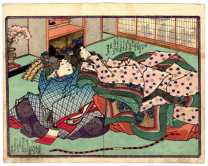 DUE IMMORTALI DELLA POESIA (Utagawa Kunisada)