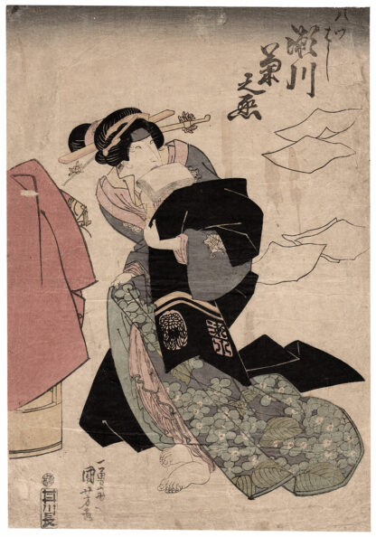 YATSUHASHI DELLA CASA MANJIYA (Utagawa Kuniyoshi)