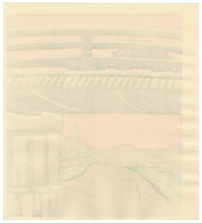 IL GRANDE PONTE DI SANJO A KYOTO (Tokuriki Tomikichiro)